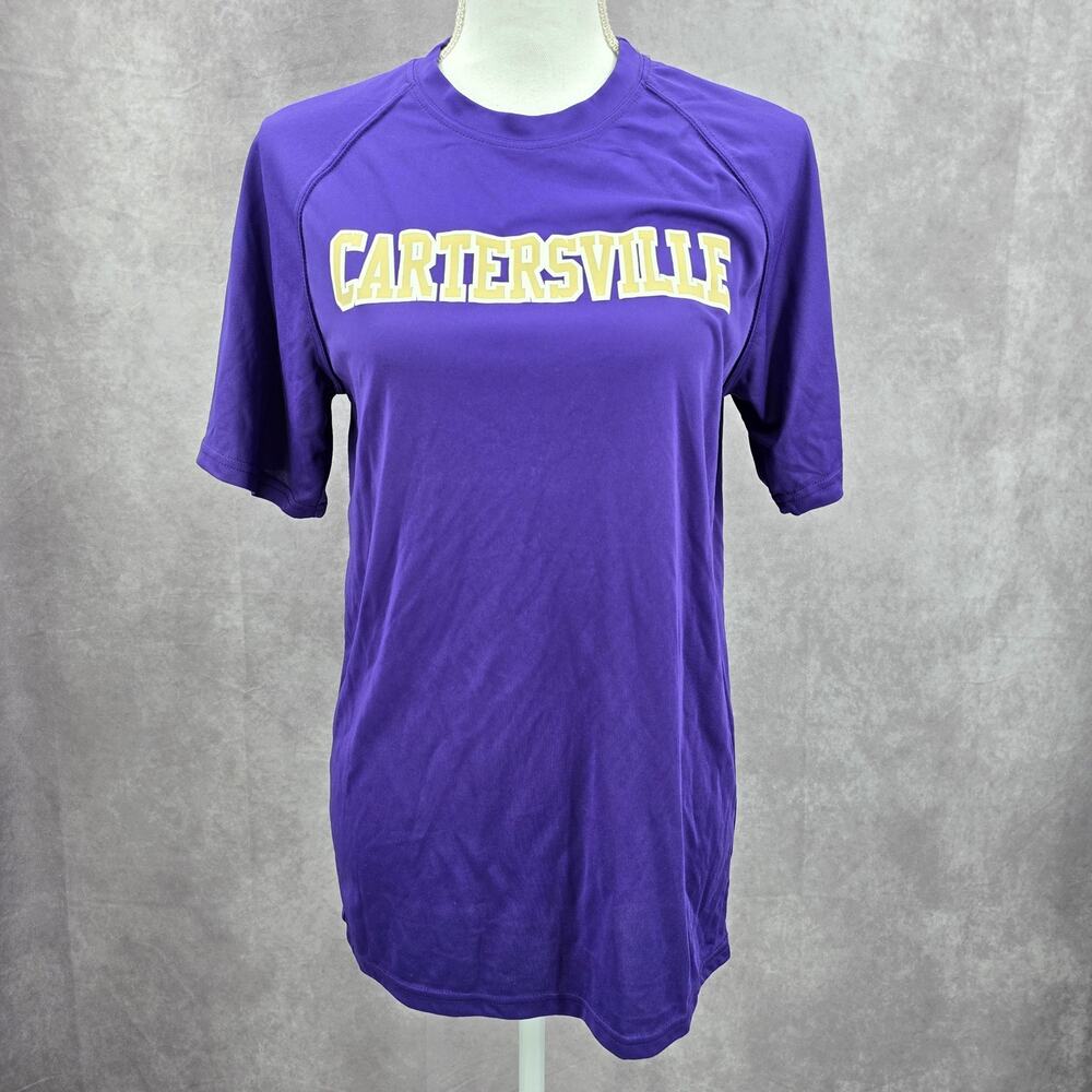 Augusta Sportswear Purple Active Short Sleeve Cartersville Tshirt Top Small